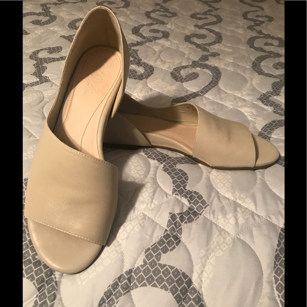Naya leather asymmetrical flats